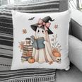 Cute Ghost Reading Book Librarian Book Lover Pillowcase