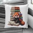 Cute Red Panda Reading Book Animal Bookworm Pillowcase Cute Red Panda Reading Book Animal Bookworm Pillowcase