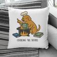 Dog Cooking The Books Pillowcase