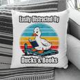 Ducks Books Lover Easily Distracted By Ducks & Books Pillowcase