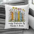 Easily Distracted By Plants And Books Bookworm Gardening Pillowcase Easily Distracted By Plants And Books Bookworm Gardening Pillowcase