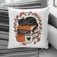 Fall Book Teacher Cat Books Halloween Autumn Librarian Pillowcase