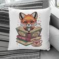 Fox Read Books Be Kind Stay Weird Reader Cute Nerd Bookworm Pillowcase