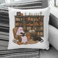 Ghost Reading Book Cat Lover Halloween Reading Enthusiast Pillowcase Ghost Reading Book Cat Lover Halloween Reading Enthusiast Pillowcase