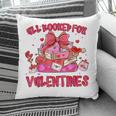 Groovy All Booked For Valentines Books Pink Coquette Bow Pillowcase