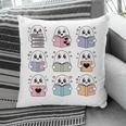 Halloween Ghosts Reading Books Pattern Spooky Kawaii Anime Pillowcase