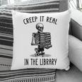 Halloween Skeleton Pun Book Lover Library Joke Pillowcase
