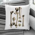 Hip And Leg Bones Book Print Vintage Human Bones Pillowcase