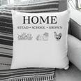 Home Stead School Grown Flowers Book Chicken Pillowcase