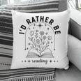 I’d Rather Be Reading Minimal Book Lover Arch Pillowcase