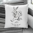 I'm Late I'm Late Rabbit From Alice Wonderland Book Pillowcase