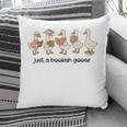 Just a Bookish Goose Cute Reading Geese For Book Fanatics Pillowcase