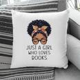 Just a Girl Who Loves Books Messy Bun Black Women Reading Pillowcase Just a Girl Who Loves Books Messy Bun Black Women Reading Pillowcase