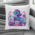 Just A Girl Who Loves Dragons And Books Cute Dragon Reading Premium Tri-Blend Pillowcase