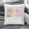 Just One More Chapter Artistic Pastel Book Lover Vibe Pillowcase