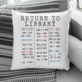 Library Card Due Date Stamp Book Lover Reading Vintage Read Pillowcase Library Card Due Date Stamp Book Lover Reading Vintage Read Pillowcase