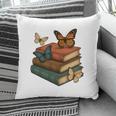 Life Is Better With Butterflies And Books Cute Butterfly Pillowcase