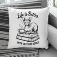 Life Is Better With Cats & Books Sphynx Cat Mom Women Pillowcase Life Is Better With Cats & Books Sphynx Cat Mom Women Pillowcase