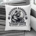 Literary Lover Reading Raccoon Books Premium Pillowcase