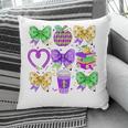 Mardi Gras Teacher Coquette Bow Pencil Apple Book Women Girl Pillowcase Mardi Gras Teacher Coquette Bow Pencil Apple Book Women Girl Pillowcase