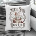 North Pole Readers Club Bookish Xmas Santa Book Reading Pillowcase