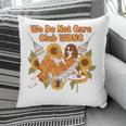 We Do Not Care Club WDNC Reading Book Boho Floral Pillowcase