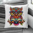 Owl With Glasses And Book Reading Pillowcase Owl With Glasses And Book Reading Pillowcase