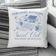 Published Authors Social Club Women Vintage Poet Book Writer Pillowcase
