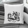 Raccoon Reading A Book Vintage Trash Reader Pillowcase