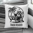 Raccoon Reading Books Summer Humor Trash Reader Pillowcase Raccoon Reading Books Summer Humor Trash Reader Pillowcase