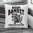 Racoon-Bookworm-Book Bandit-Fueled By Fiction Pillowcase