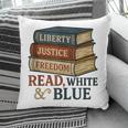 Read Blue Liberty Books July 4th Independence Pillowcase
