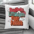 Read Books Lift Weights Fight Fascists Reading No Kings Premium Tri-Blend Pillowcase