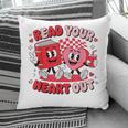 Read Your Heart Out Valentine's Day Retro Teacher Bookish Pillowcase Read Your Heart Out Valentine's Day Retro Teacher Bookish Pillowcase