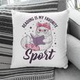 Reading Is My Favorite Sport Saying Cat And Book Lover Pillowcase Reading Is My Favorite Sport Saying Cat And Book Lover Pillowcase