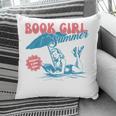 Retro Book Girl Summer Beach Vacation For Book Lover Pillowcase Retro Book Girl Summer Beach Vacation For Book Lover Pillowcase