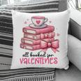 Retro Groovy Valentine Men Women Kid Tees By Emily All Booked For Valentines Book Reading Bookworm Nerdy Pillowcase