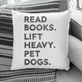 Retro Gym Book Lover Read Books Lift Heavy Pet Dogs Pillowcase Retro Gym Book Lover Read Books Lift Heavy Pet Dogs Pillowcase