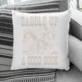 Saddle Up With a Good Book Cowgirl Western Women Vintage Pillowcase