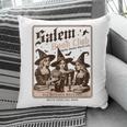 Salem Book Club Bookish Halloween Retro Salem Witch Book Pillowcase