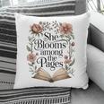 She Blooms Among The Pages Women Mom Wife Floral Book Lover Premium Tri-Blend Pillowcase She Blooms Among The Pages Women Mom Wife Floral Book Lover Premium Tri-Blend Pillowcase