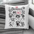 Skelanimals I Bite Vintage Retro Dead Pet Textbook Collage Pillowcase