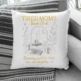 Tired Moms Book Club Coffee Chaos Readers Cozy Pillowcase