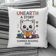 Unearth a Story Cute Kitten Summer Reading 2026 Cat Book Pillowcase Unearth a Story Cute Kitten Summer Reading 2026 Cat Book Pillowcase