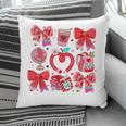 Valentine Teacher Coquette Bow Pencil Heart Book Girl Women Pillowcase