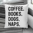 Vintage Coffee Books Dogs Naps Retro Pillowcase Vintage Coffee Books Dogs Naps Retro Pillowcase