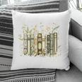 Vintage Floral Bookshelf I Have No Shelf Control Book Lovers Pillowcase
