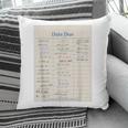 Vintage Library Due Date Card For Book Lovers Librarians Pillowcase