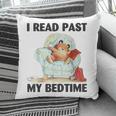 Vintage I Read Past My Bedtime Cute Sleeping Bear Book Lover Pillowcase