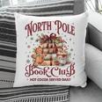 Vintage Retro North Pole Book Club Hot Cocoa Pillowcase Vintage Retro North Pole Book Club Hot Cocoa Pillowcase